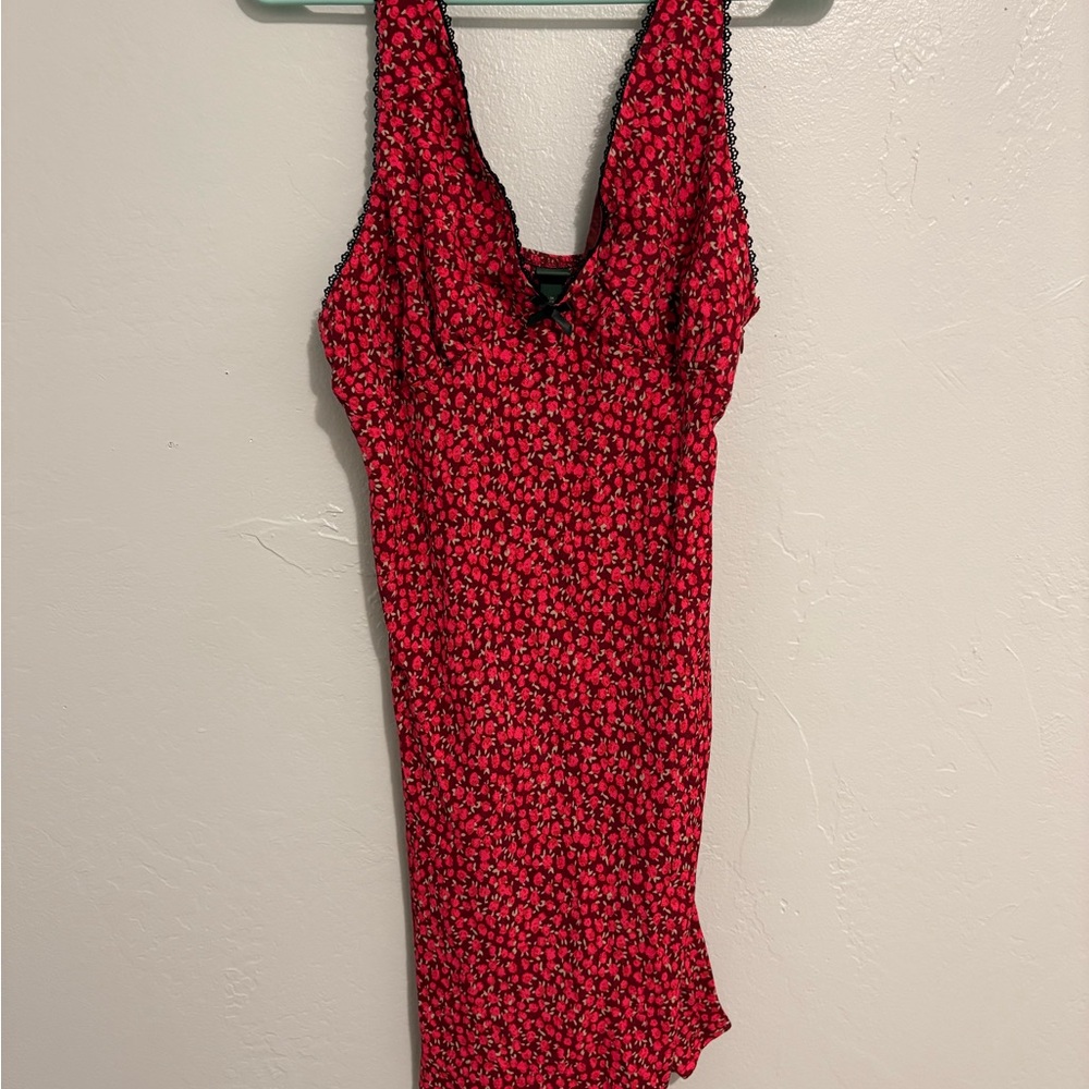 Red Floral Sleeveless Dress NWT Target